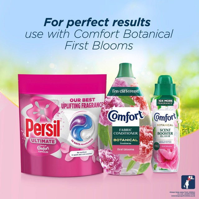 Persil Ultimate Touch laundry capsules 54 washes, imported from the UK
