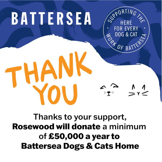 Rosewood Battersea Anti-Hairball Chicken Cushions cat treats, imported from the UK