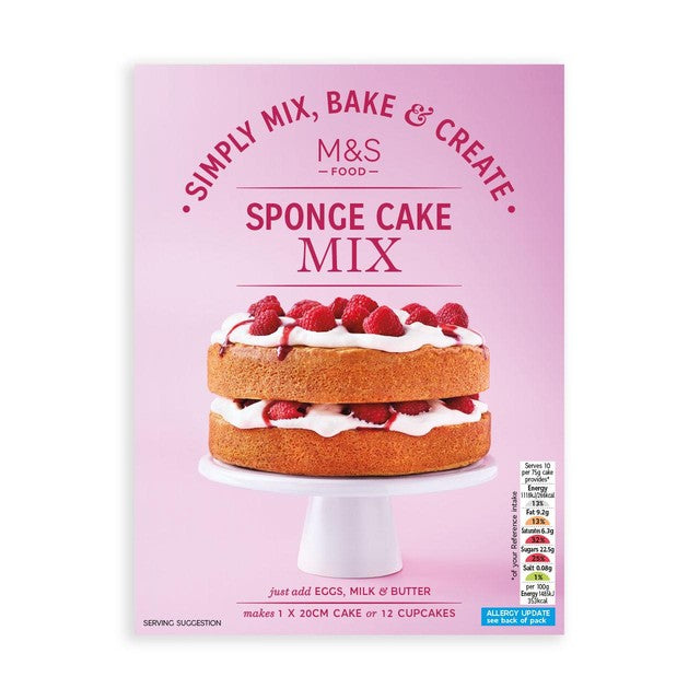 M&S sponge cake mix 500g, imported from the UK