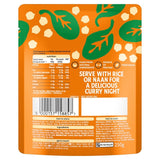 Heinz Curry Chickpeas with Coconut and Spinach 250g pouch, imported from the UK