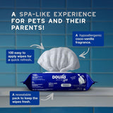 Douxo Spa pet wipes for sensitive skin 100 count, imported from the UK