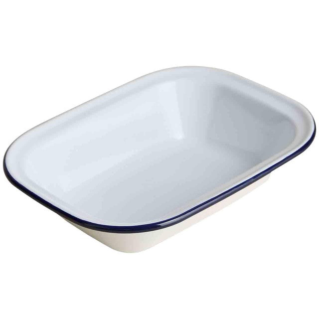 M&S enamel pie dish dark blue 28cm (British brand)
