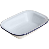 M&S enamel pie dish dark blue 28cm (British brand)