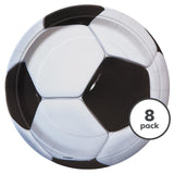 Unique Party football paper plates 23cm - British product