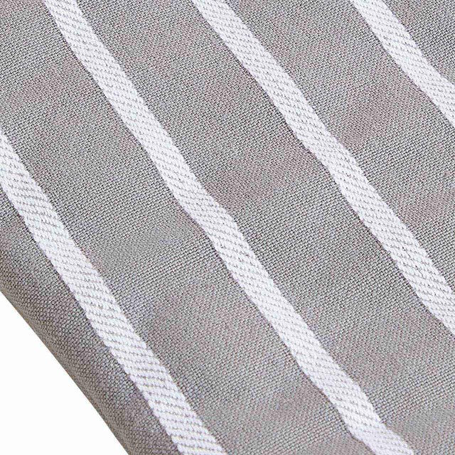 M&S Butchers Stripe Oven Glove in Grey, imported from the UK