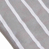 M&S Butchers Stripe Oven Glove in Grey, imported from the UK