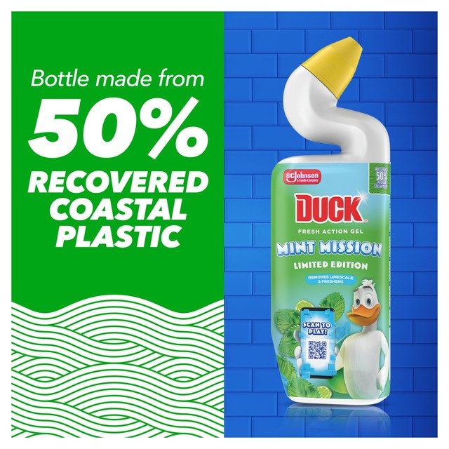 Toilet Duck toilet cleaner gel Mint Mission (British brand)