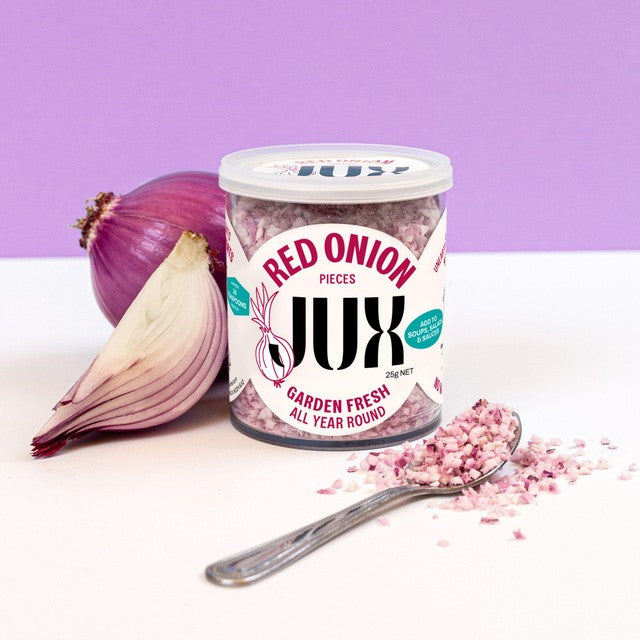JUX freeze-dried red onion pieces 25g, UK version