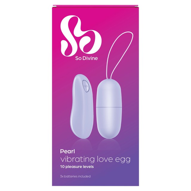 So Divine pearl remote control love egg (British brand)
