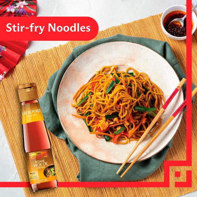 Lee Kum Kee sesame wok oil 207ml, UK version