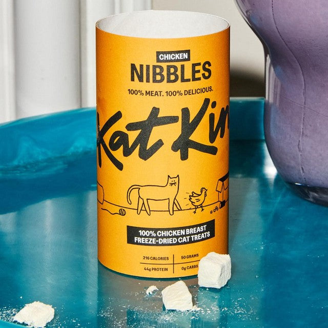 Katkin Chicken Nibbles cat treats 50g, UK version