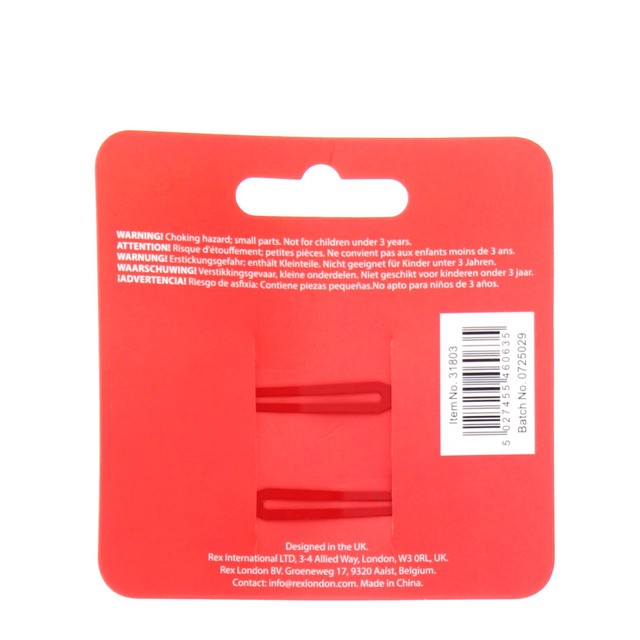 Rex London cherry glitter hair clips, UK version