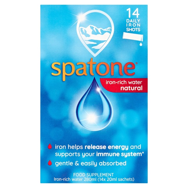 Spatone Daily Iron Shots 14 sachets 20ml each (British brand)