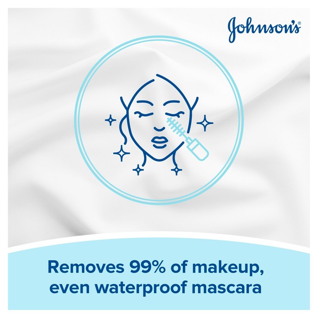 Johnson's Make Up Be Gone Moisturising Cleansing Wipes 25 pack, UK version