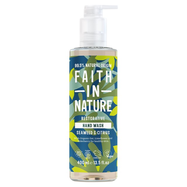 Faith In Nature Seaweed & Citrus hand wash 400ml - British product