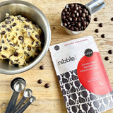 Nibble Protein dark Madagascan chocolate chips 160g, imported from the UK