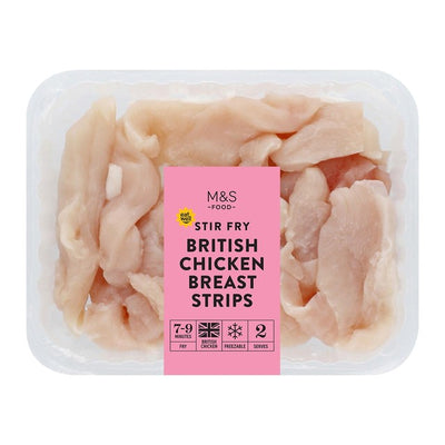 M&S M&S Hähnchen-Pfannengericht-Streifen Frische Hähnchenbruststücke 250g - Online kaufen bei McGrocer
