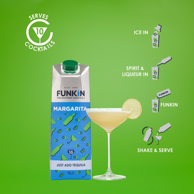 Funkin Margarita cocktail mixer 1L - British product