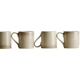 M&S Amberley reactive glaze mug set natural - British product