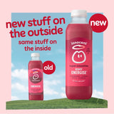 Innocent Berry Energise Smoothie with strawberry and cherry, 750ml, UK version