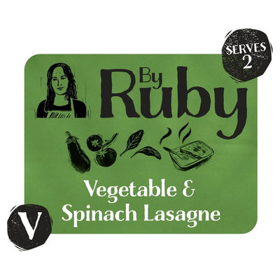 M&S ByRuby Vegetable & Spinach Lasagne Serves 2 Frozen Ready Meal 710g- Buy online at McGrocer
