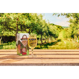 Henry Westons cider tasting glass, clear glassware (British brand)