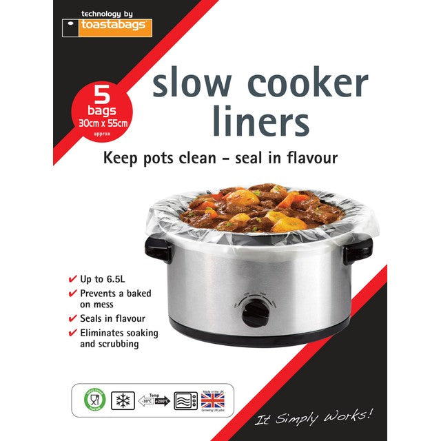 Toastabags slow cooker liners 5 pack (British brand)