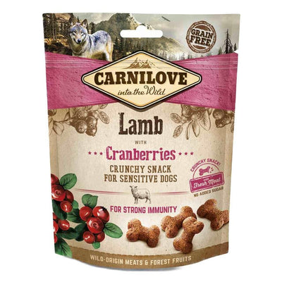 M&S Carnilove Lamb with Cranberries Crunchy Dog Treats 200g- Buy online at McGrocer