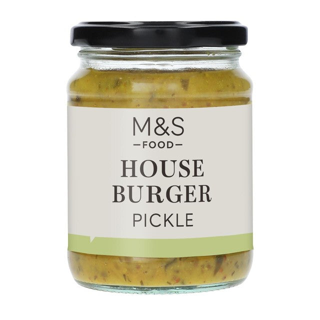 M&S burger pickle relish 295g, imported from the UK