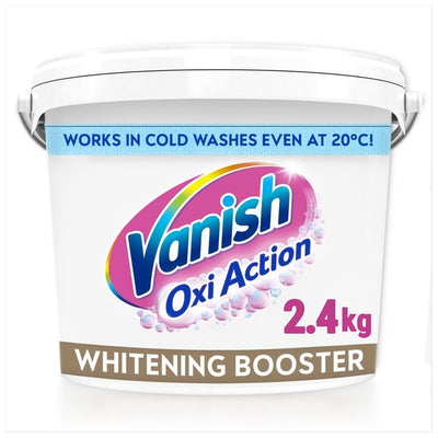 Vanish Oxi Action Tøyflekkfjerner Pulver for hvite klær Tøyblekemiddel 2.4kg