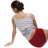M&S dark cranberry period briefs size 8, imported from the UK