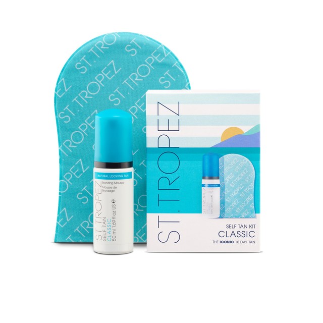 St Tropez Classic Mini Self Tan Kit 50ml (British brand)
