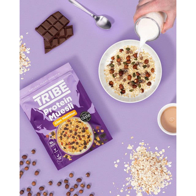 TRIBE Protein Muesli Choc Hazelnut 400g (British brand)