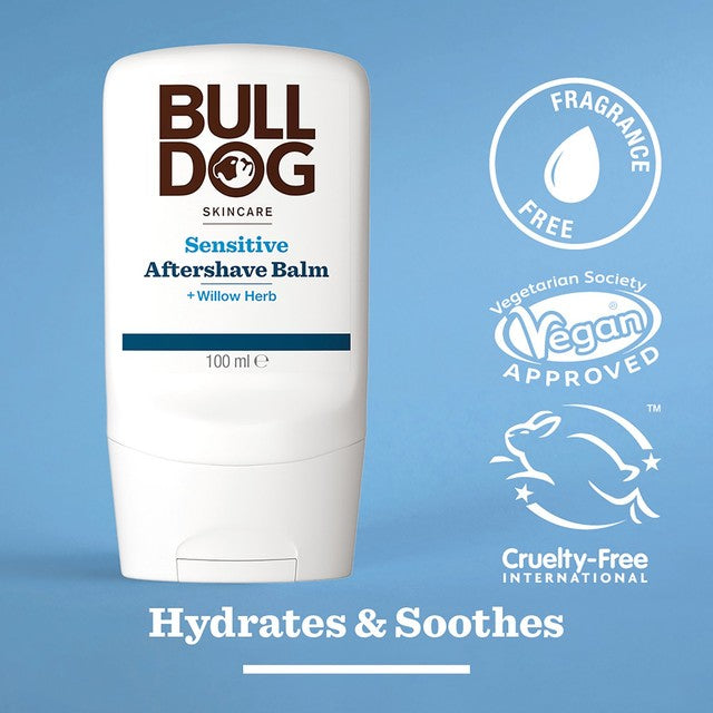 Bulldog sensitive after shave balm 100ml - British product