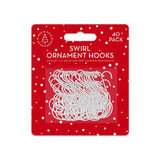 Gem Imports Swirl Ornament Hooks 40 Pack, imported from the UK