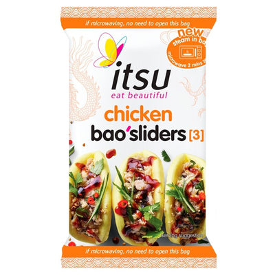 Itsu Chicken Bao Sliders Frozen Snacks 165g