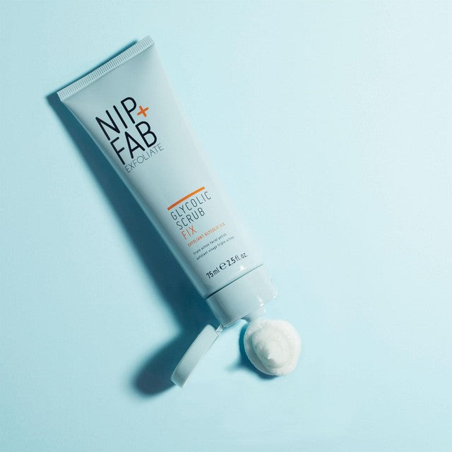 Nip+Fab glycolic exfoliating scrub 75ml, imported from the UK