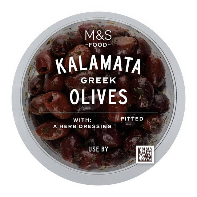 M&S pitted Kalamata olives 180g, imported from the UK