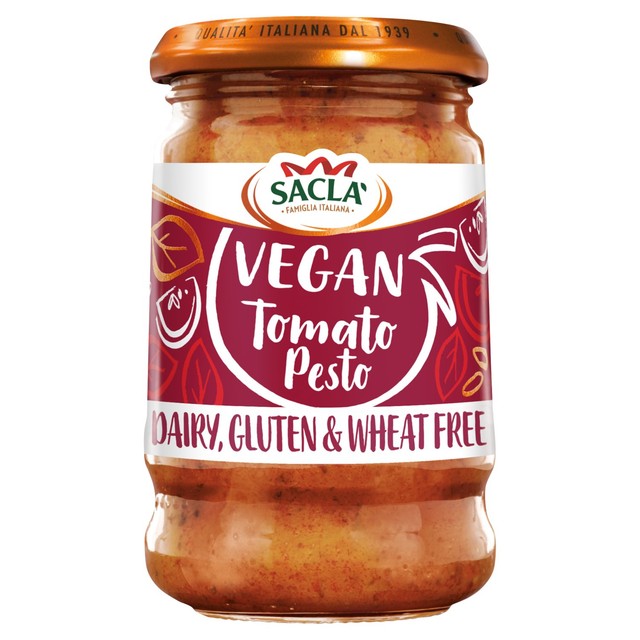 Sacla free from tomato pesto sauce 190g (British brand)