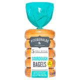 Fitzgeralds sourdough sliced bagels 5 pack - British product
