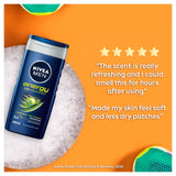 NIVEA MEN Energy Mint Extract 3 in 1 shower gel 400ml, imported from the UK