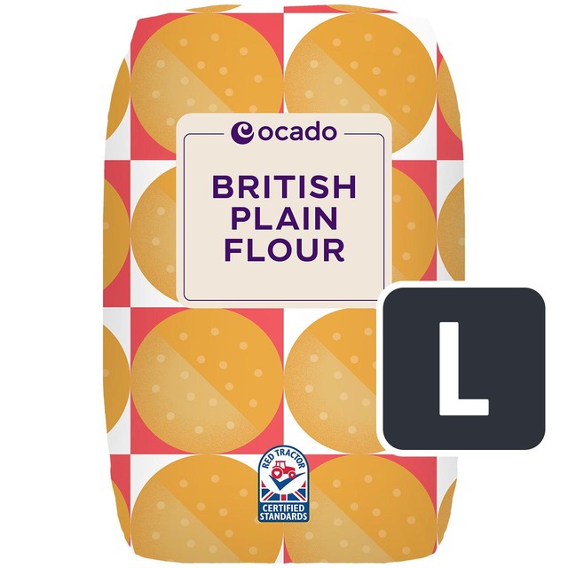 Ocado British Plain Flour 1.5kg, imported from the UK
