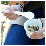 BioPak white paper spoons 10 pack - British product