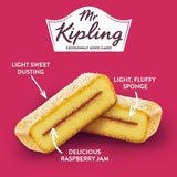 Mr Kipling Victoria sponge cake slices, imported from the UK
