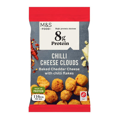 M&S M&S Chilli Cheese Clouds Baked Cheese Snack 20g- Buy online at McGrocer