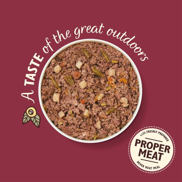 Lily's Kitchen Wild Campfire Stew dog food tray 150g, UK version