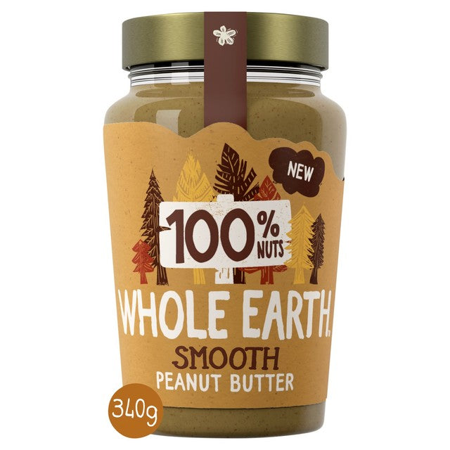 Whole Earth 100% smooth peanut butter - British product