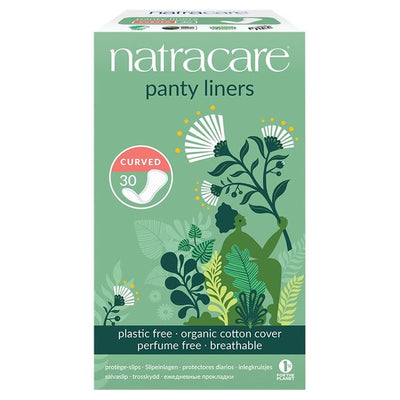 M&S Natracare Natural Curved Pantyliners Organic Pantyliners 30 Pack- Buy online at McGrocer