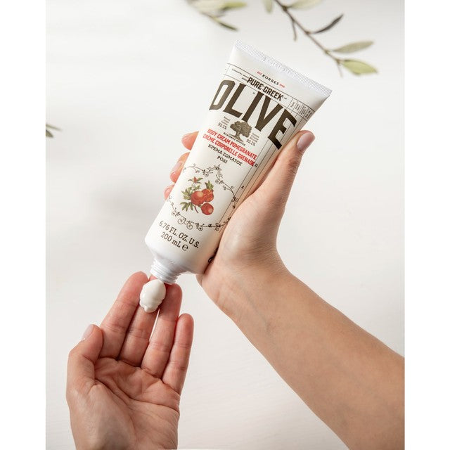 Korres pomegranate body cream with olive oil 200ml, UK version