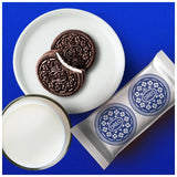 Oreo mini chocolate sandwich biscuits 114g box, imported from the UK